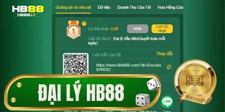 Đại lý HB88 | Công việc online thu nhập khủng hàng đầu