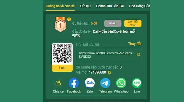 Thông tin cơ bản về đại lý HB88