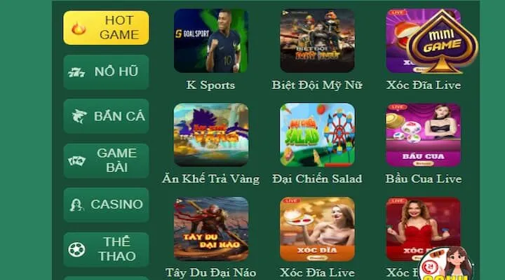 Kho tàng game hb88 phong phú, đẳng cấp