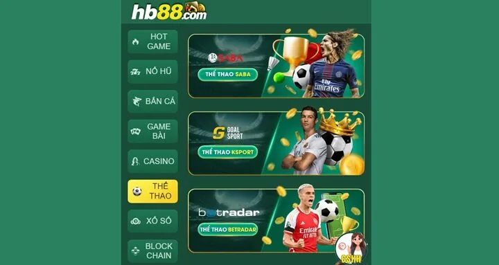 Thể thao HB88 cung cấp những sảnh cược nào?