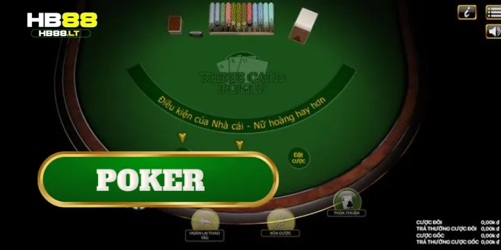 Poker | Sòng game bài HB88 đẳng cấp ăn tiền hấp dẫn