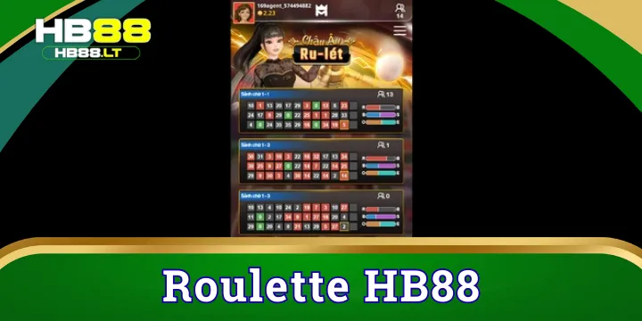 Roulette | Sòng bài casino HB88 thu hút lượng người chơi khủng