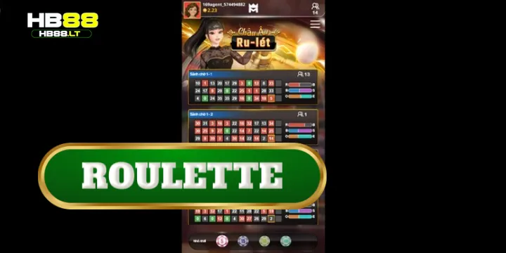 Roulette | Sòng bài casino HB88 thu hút lượng người chơi khủng