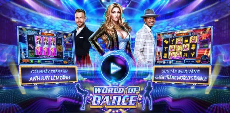 Bối cảnh và đồ họa của game nổ hũ World Of Dance